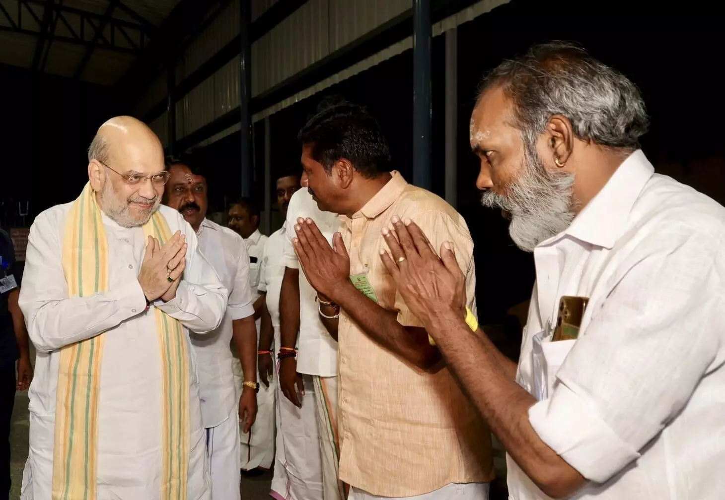 Amit Shah arrives in TNs Madurai to rev up party machinery for 2026 Assembly poll Amit Shah arrives in TNs Madurai to rev up party machinery for 2026 Assembly poll