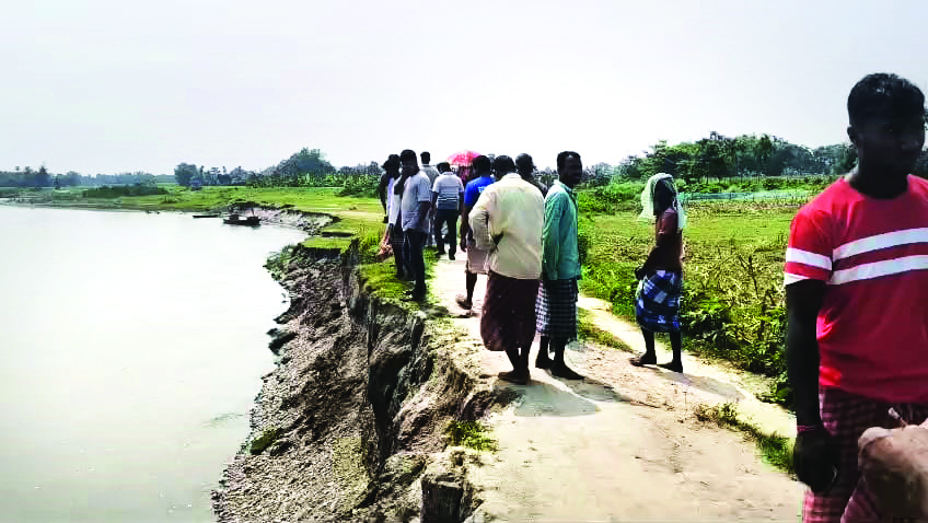 Fresh erosion cuts off entire village as Sankosh River swells in East Folimari Fresh erosion cuts off entire village as Sankosh River swells in East Folimari
