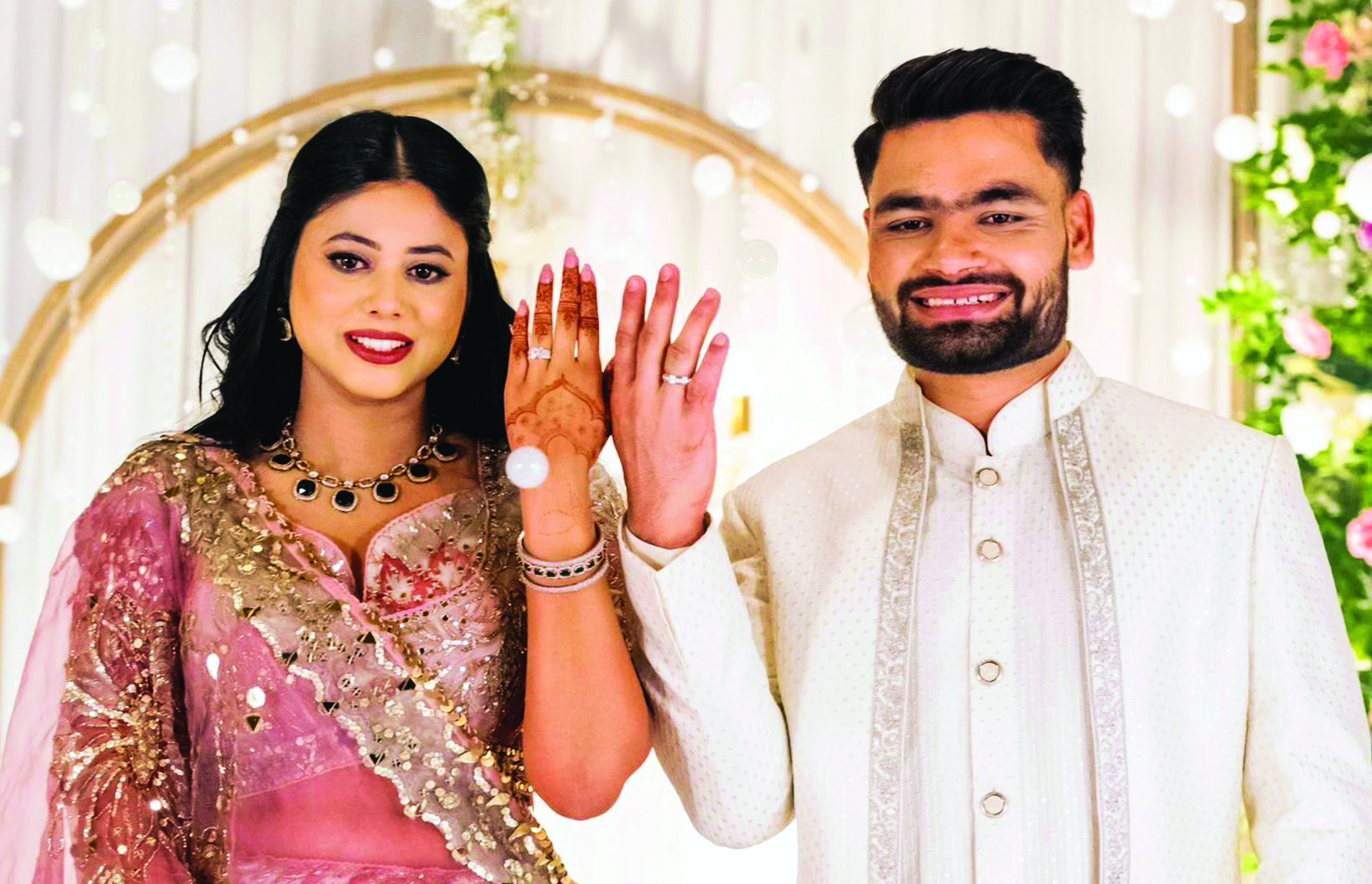 UP: Cricketer Rinku Singh gets engaged to Samajwadi Party MP Priya Saroj in Lucknow UP: Cricketer Rinku Singh gets engaged to Samajwadi Party MP Priya Saroj in Lucknow