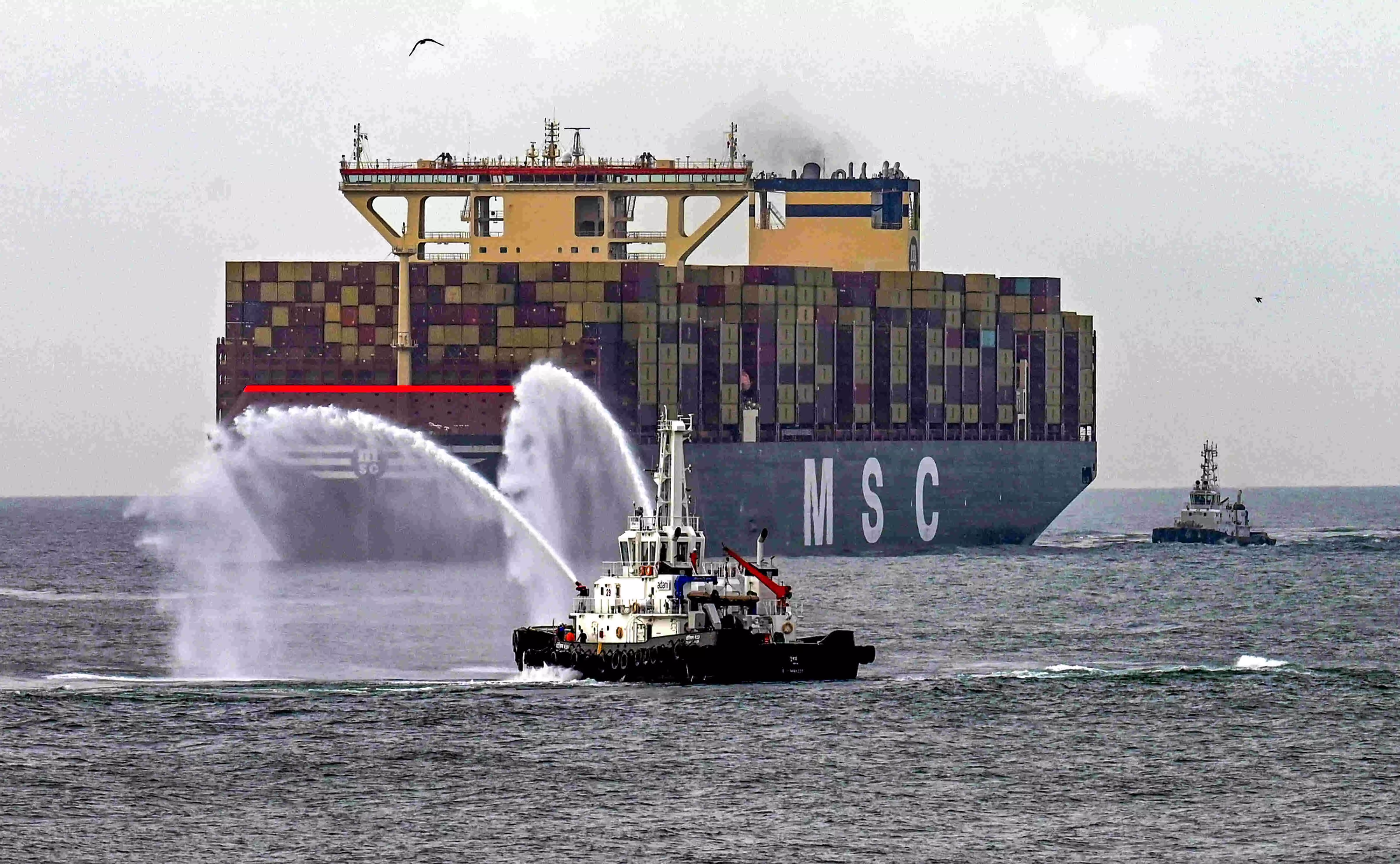 World’s largest container ship MSC IRINA arrives at Adani’s Vizhinjam International Seaport World’s largest container ship MSC IRINA arrives at Adani’s Vizhinjam International Seaport