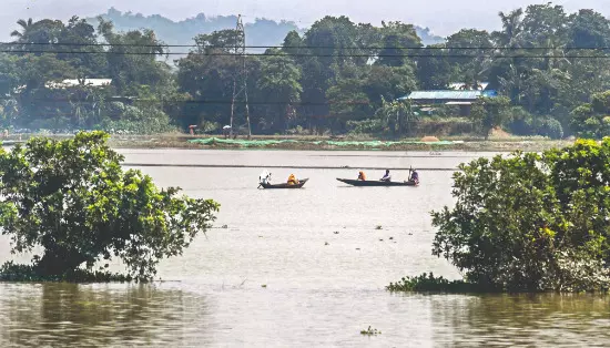 Assam flood situation improves even as 1.63L reel under deluge Assam flood situation improves even as 1.63L reel under deluge