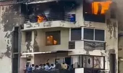 Massive fire breaks out at apartment in Dwarka; father, two children killed trying to jump off Massive fire breaks out at apartment in Dwarka; father, two children killed trying to jump off