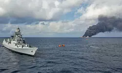 Drift and oil spill advisory issued after fire on container ship off Kerala coast Drift and oil spill advisory issued after fire on container ship off Kerala coast