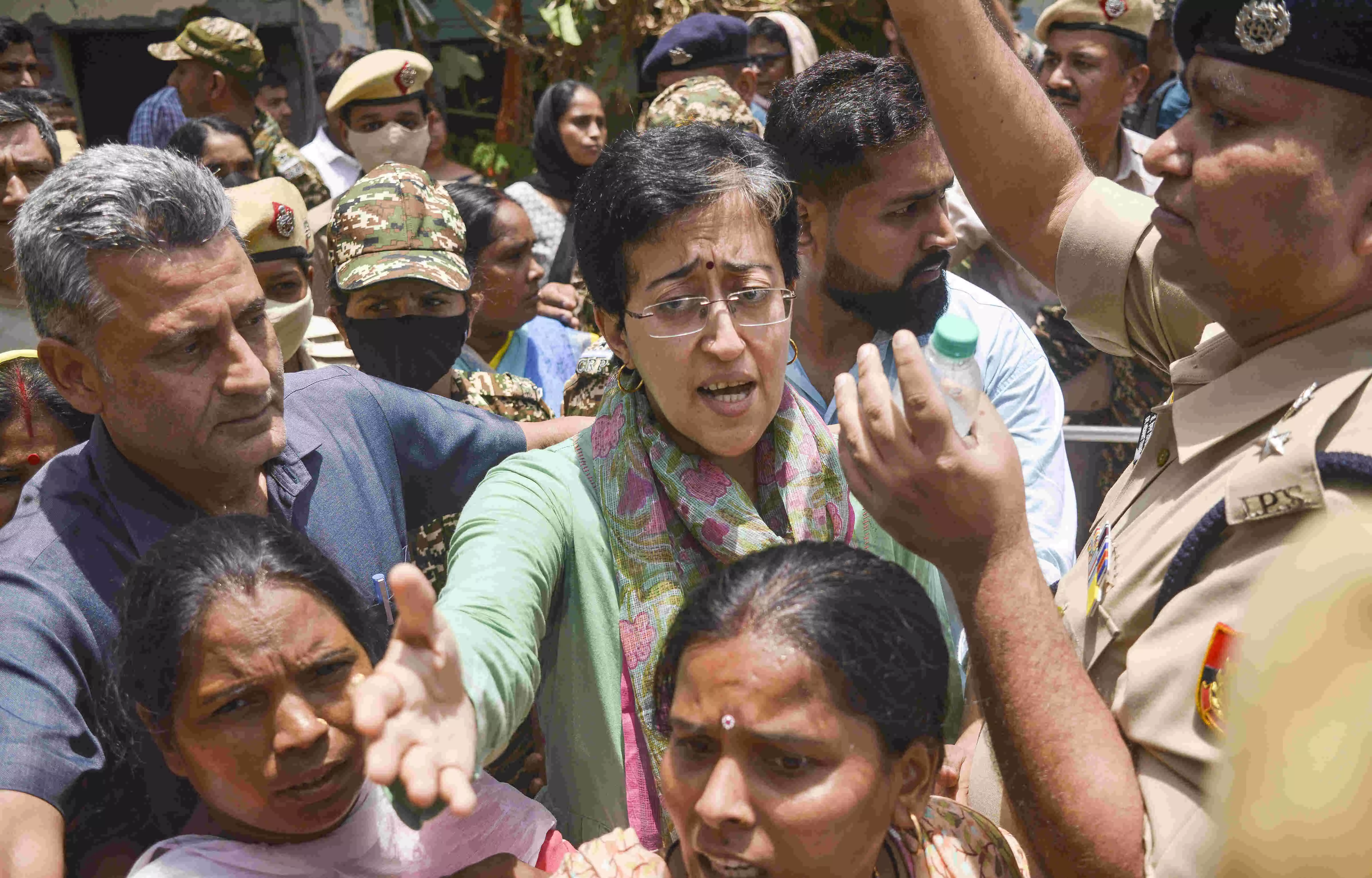 AAP claims Atishi detained from Kalkaji JJ cluster; police denies AAP claims Atishi detained from Kalkaji JJ cluster; police denies