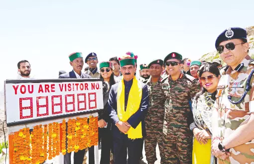 At Shipki-La, Himachal CM Sukhu advocates opening of route to Kailash Mansarovar At Shipki-La, Himachal CM Sukhu advocates opening of route to Kailash Mansarovar