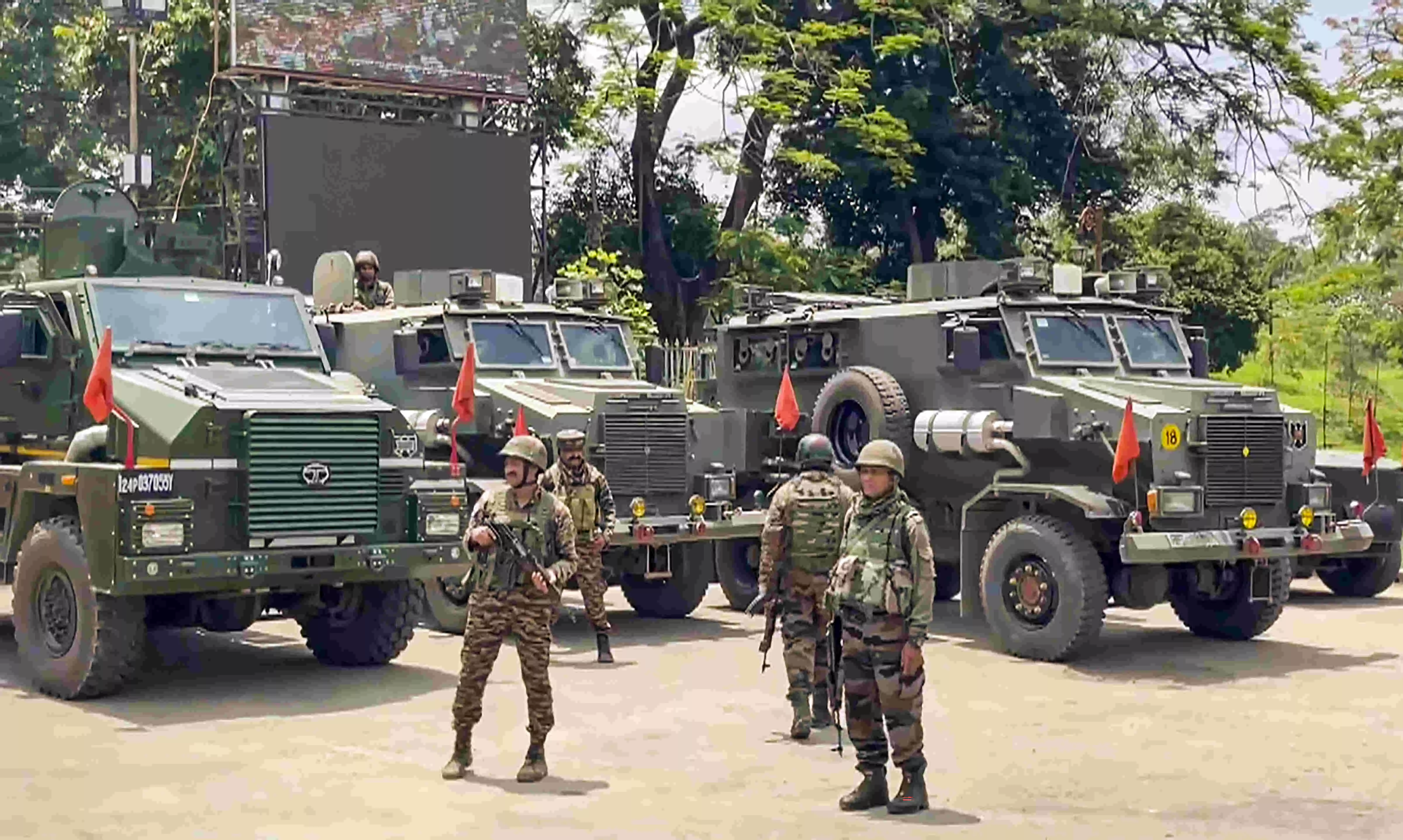 Manipur protests: Meitei outfit member held for firing at security personnel, 19 others detained Manipur protests: Meitei outfit member held for firing at security personnel, 19 others detained