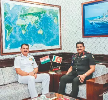 Sri Lanka Army commander meets IAF, Navy chiefs; also briefed on Op Sindoor Sri Lanka Army commander meets IAF, Navy chiefs; also briefed on Op Sindoor