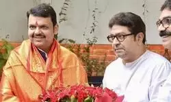 Amid MNS-Sena (UBT) alliance buzz, CM Fadnavis meets Raj Thackeray