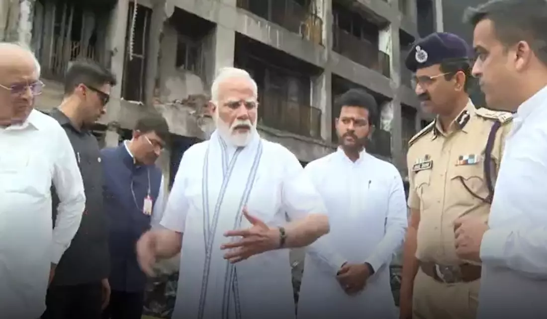 PM Modi holds review meeting with senior officials on Air India plane crash PM Modi holds review meeting with senior officials on Air India plane crash