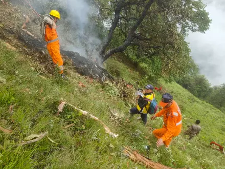 Seven killed as helicopter crashes near Kedarnath shrine in Uttarakhand Seven killed as helicopter crashes near Kedarnath shrine in Uttarakhand