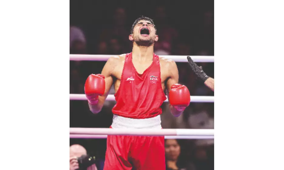 Nishant maintains perfect start in pro boxing with dominant win over Josue Nishant maintains perfect start in pro boxing with dominant win over Josue