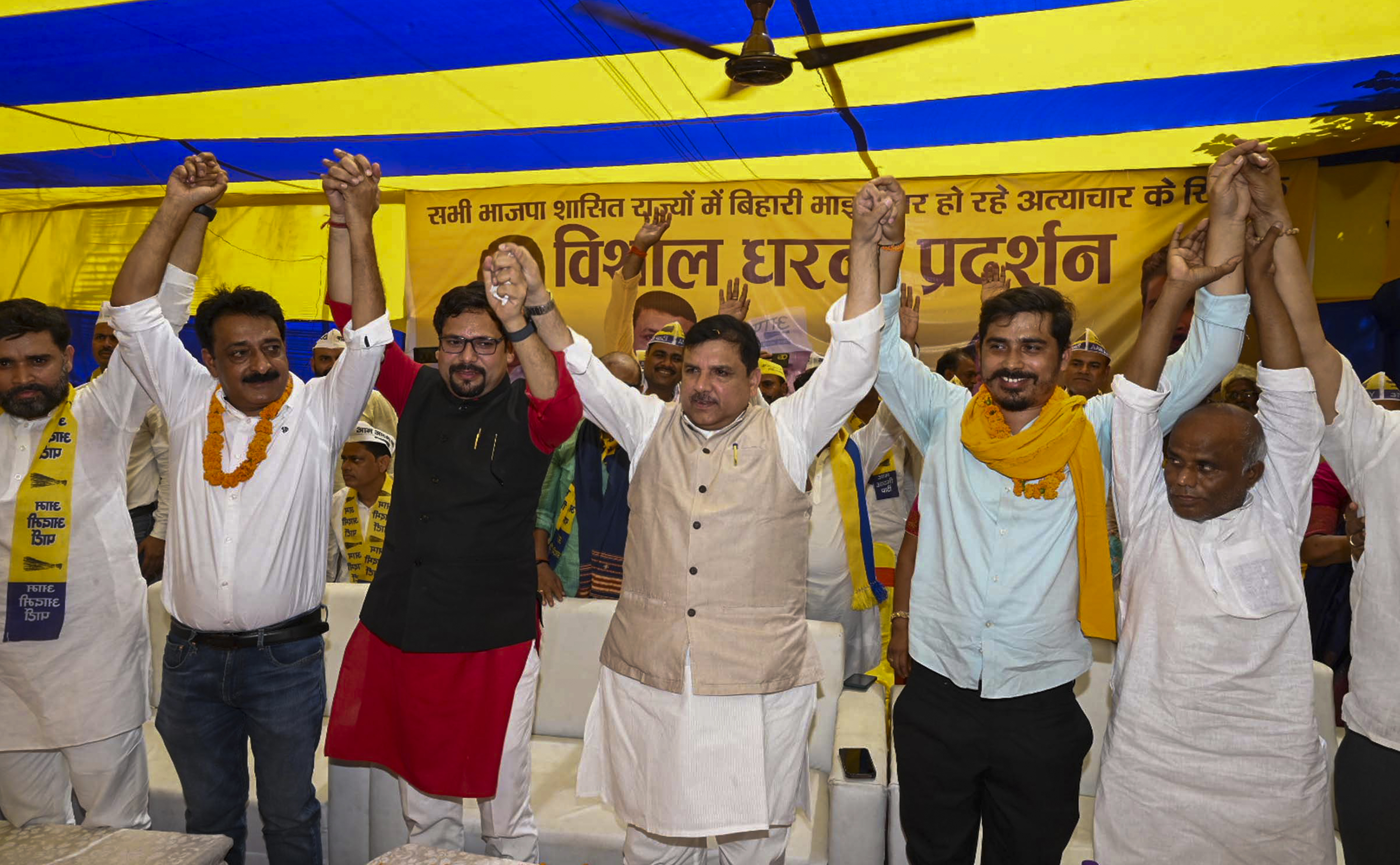 AAP to contest Bihar assembly polls: Sanjay Singh AAP to contest Bihar assembly polls: Sanjay Singh