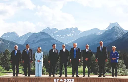Now we are six: G7 leaders try to salvage their summit Now we are six: G7 leaders try to salvage their summit