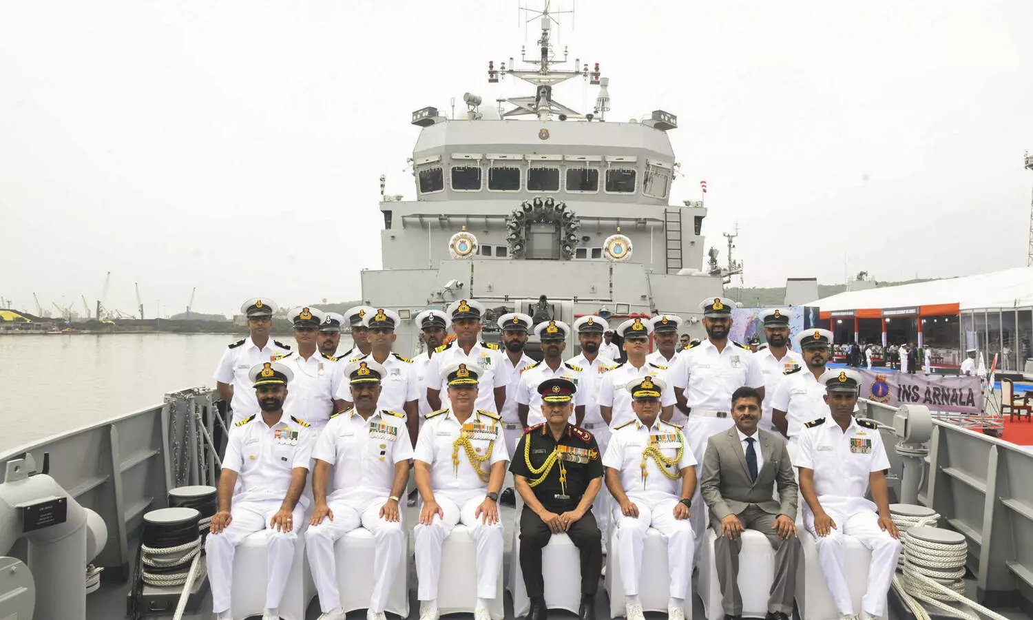 Navy inducts first anti-submarine warfare shallow water craft Arnala Navy inducts first anti-submarine warfare shallow water craft Arnala