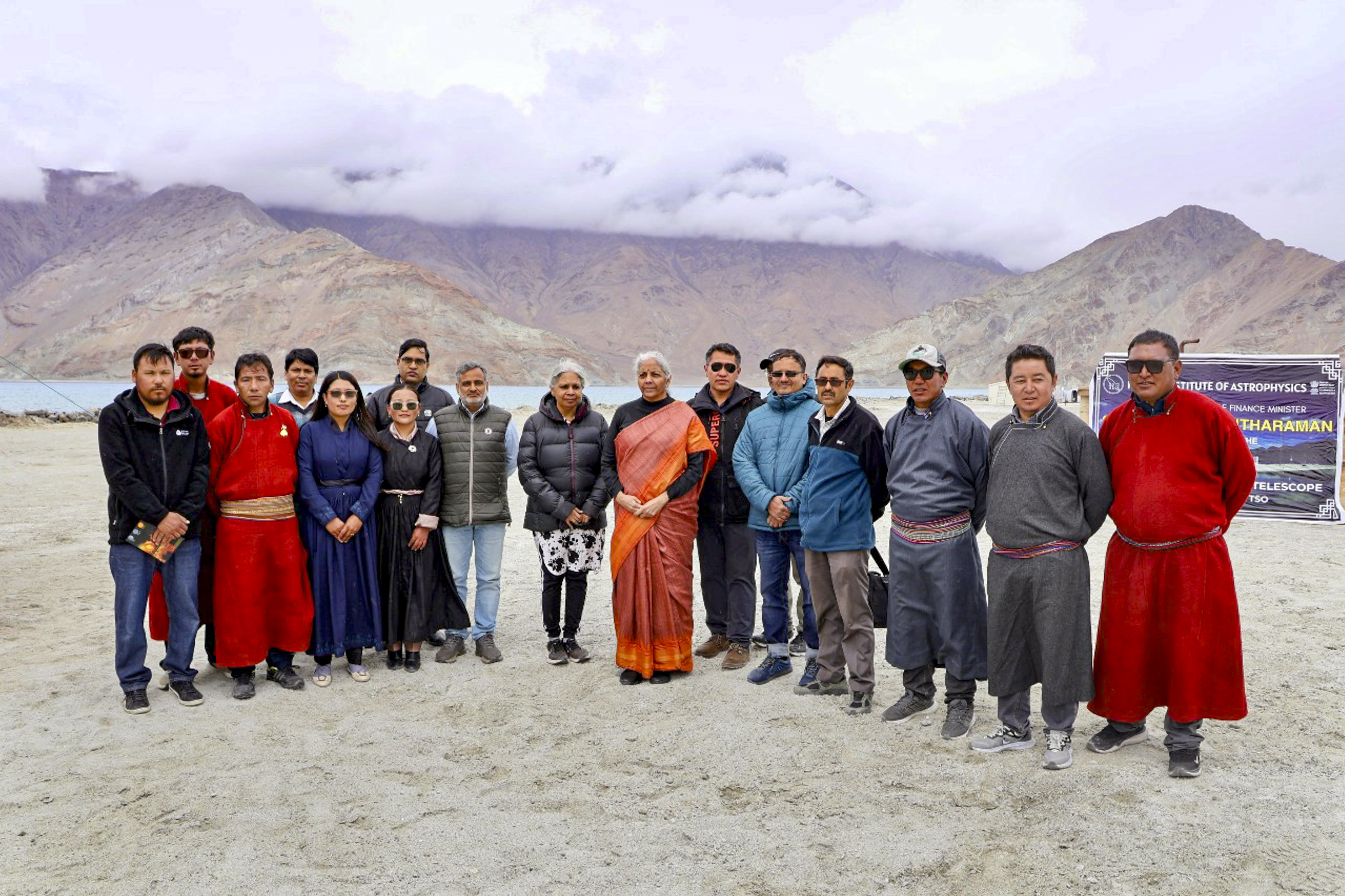 LAHDC delegation called on Union Finance Minister Nirmala Sitharaman in Ladakh