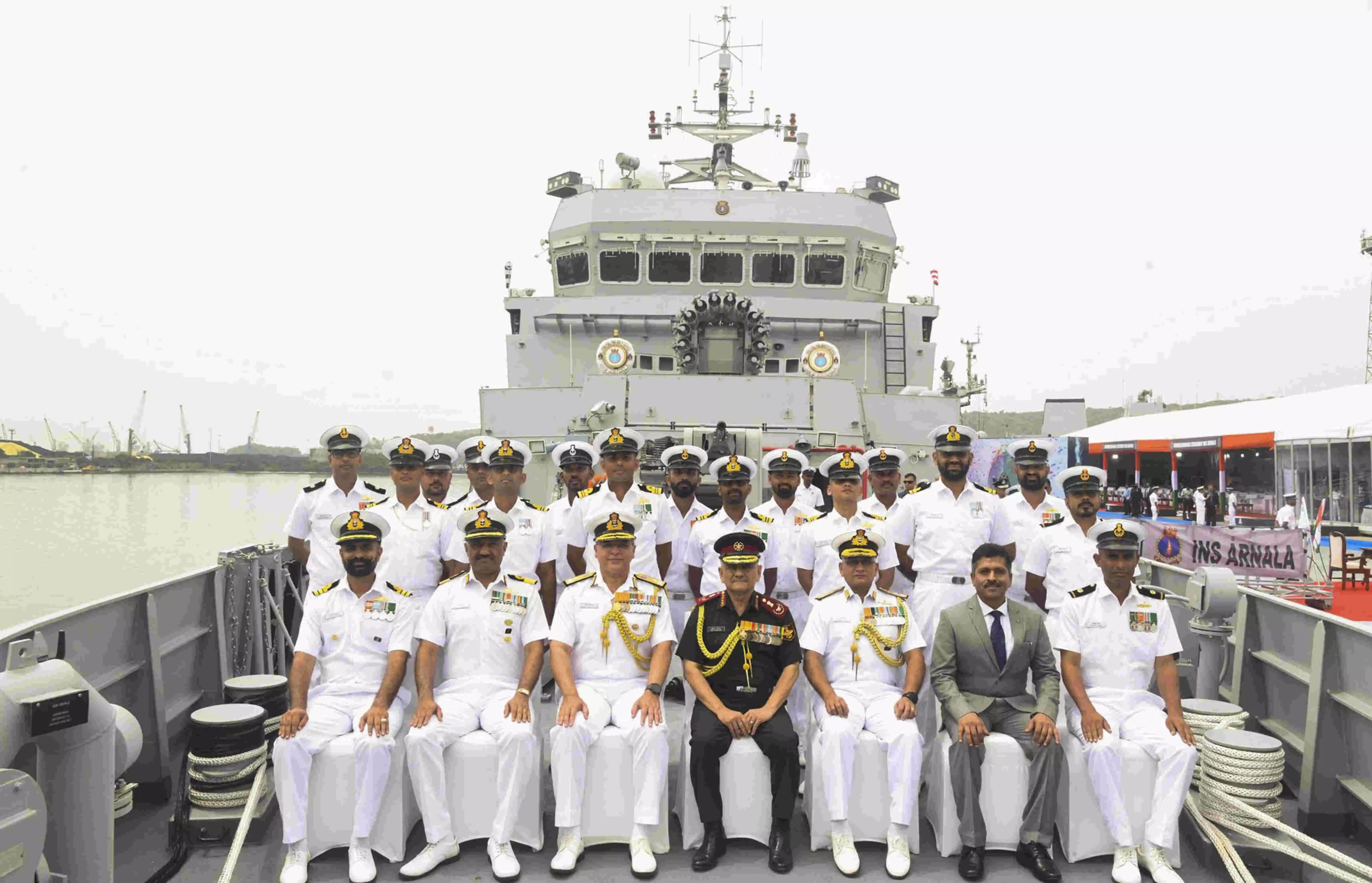 Navy inducts first anti-submarine warfare shallow water craft Arnala Navy inducts first anti-submarine warfare shallow water craft Arnala