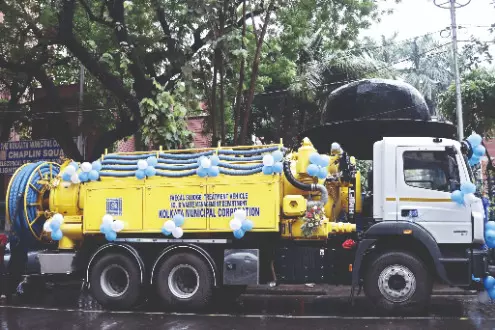 KMC launches advanced sludge treatment vehicle KMC launches advanced sludge treatment vehicle
