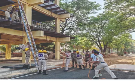 CISF trains 380 firefighters in 150 cities under National Fire Safety Initiative CISF trains 380 firefighters in 150 cities under National Fire Safety Initiative