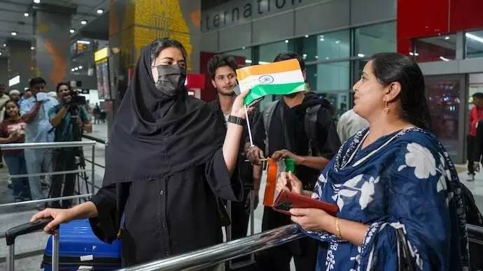 In a rare move, Iran opened airspace for India to facilitate the evacuation of around 1,000 students In a rare move, Iran opened airspace for India to facilitate the evacuation of around 1,000 students