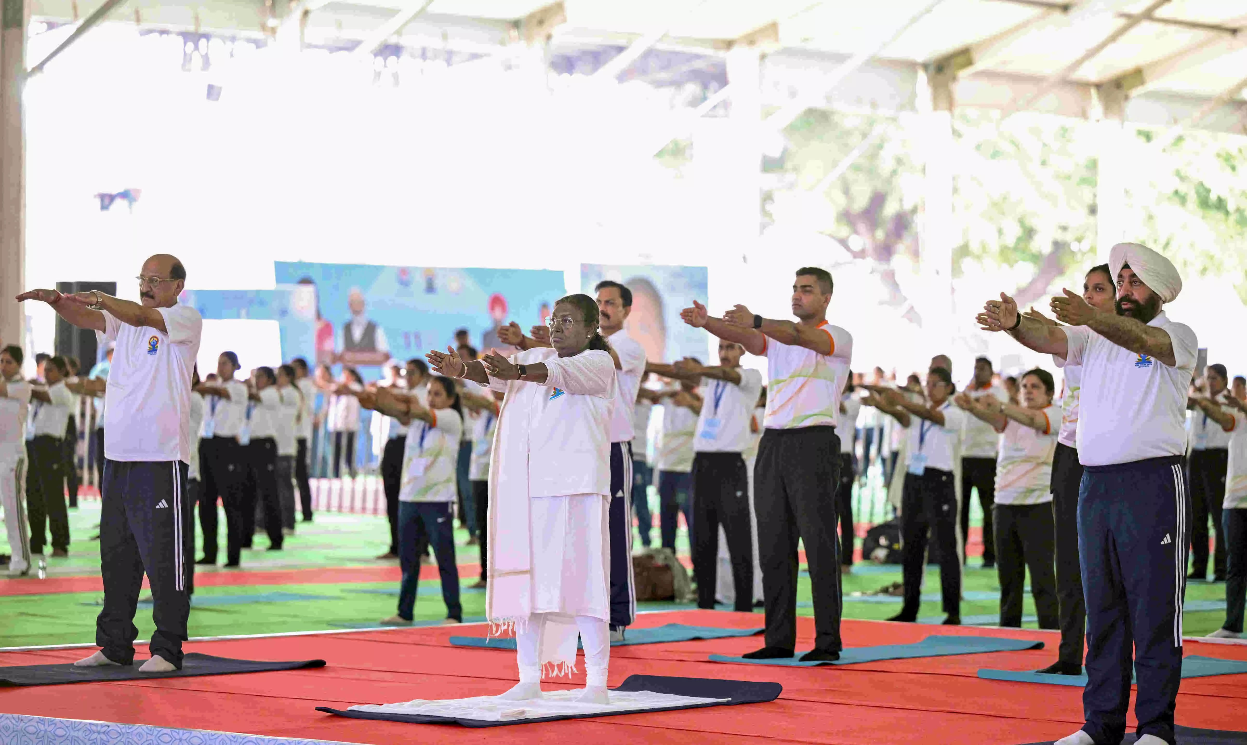 India celebrates International Day of Yoga India celebrates International Day of Yoga