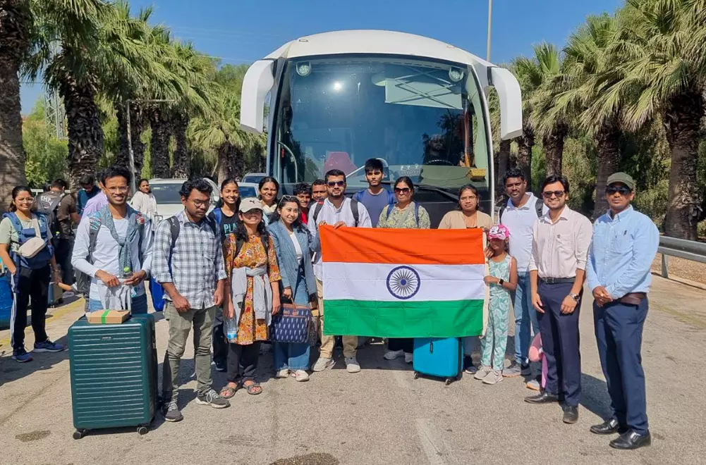 160 nationals evacuated in first batch under Operation Sindhu: Indian mission in Israel 160 nationals evacuated in first batch under Operation Sindhu: Indian mission in Israel
