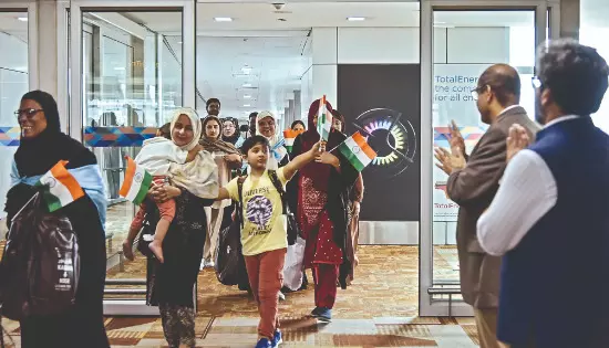 Another flight from Iran carrying 311 Indians lands in Delhi amid tensions Another flight from Iran carrying 311 Indians lands in Delhi amid tensions