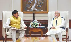 CM Yadav calls on PM Modi, invites him to key events in MP CM Yadav calls on PM Modi, invites him to key events in MP