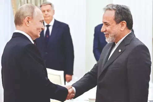 Putin assures Araghchi of backing in de-escalating Iran-Israel conflict Putin assures Araghchi of backing in de-escalating Iran-Israel conflict