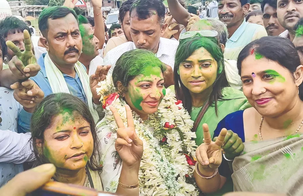 TMC’s Alifa Ahmed secures landslide victory in Kaliganj Assembly bypoll TMC’s Alifa Ahmed secures landslide victory in Kaliganj Assembly bypoll