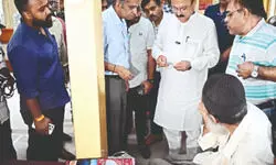 Minister Ashish Sood inspects night shelters Minister Ashish Sood inspects night shelters