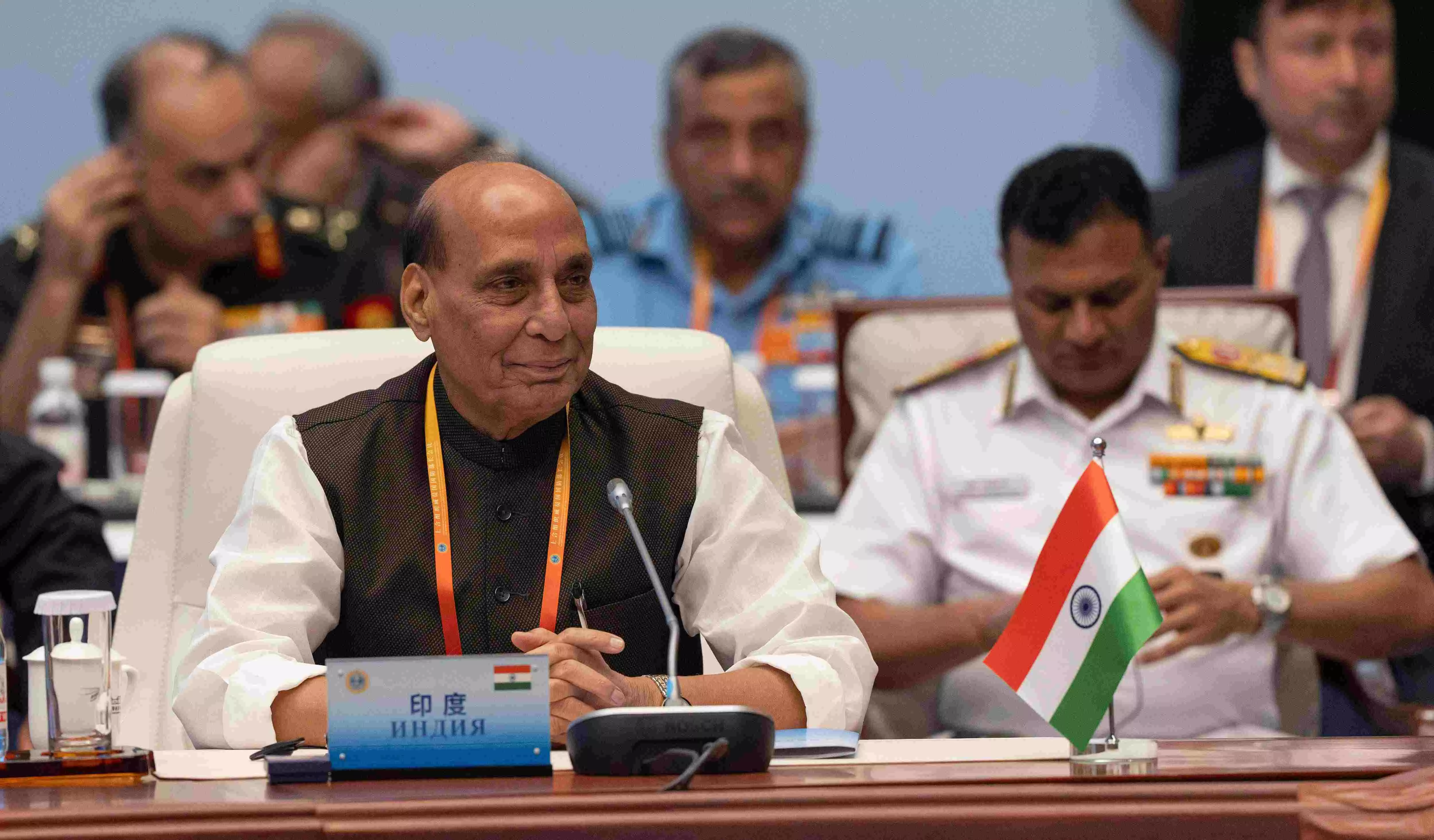 Peace, prosperity cannot co-exist with terrorism: Rajnath at SCO meet Peace, prosperity cannot co-exist with terrorism: Rajnath at SCO meet