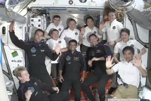 Shubhanshu Shukla, 3 other astronauts enter International Space Station Shubhanshu Shukla, 3 other astronauts enter International Space Station