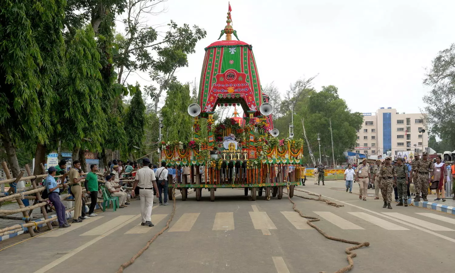 Mamata inaugurates first Rath Yatra from new Jagannath temple in Digha Mamata inaugurates first Rath Yatra from new Jagannath temple in Digha