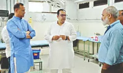 Minister makes surprise visit to Maharishi Valmiki Hosp, orders immediate reforms