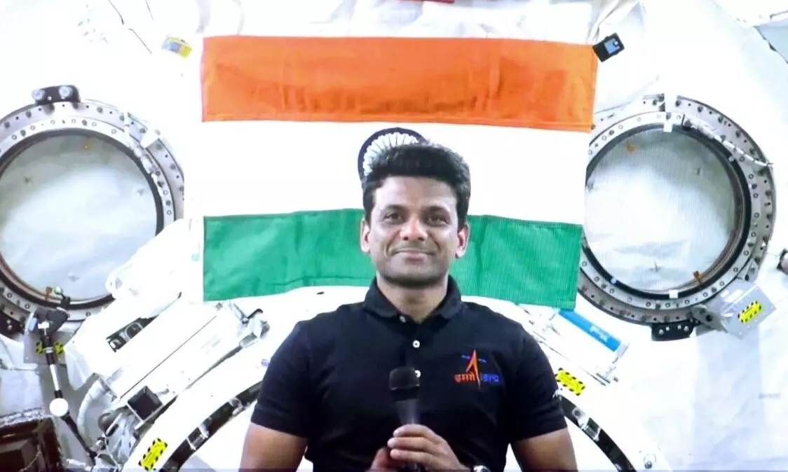 Studying microalgae, muscle loss in microgravity, Shukla tells PM Studying microalgae, muscle loss in microgravity, Shukla tells PM