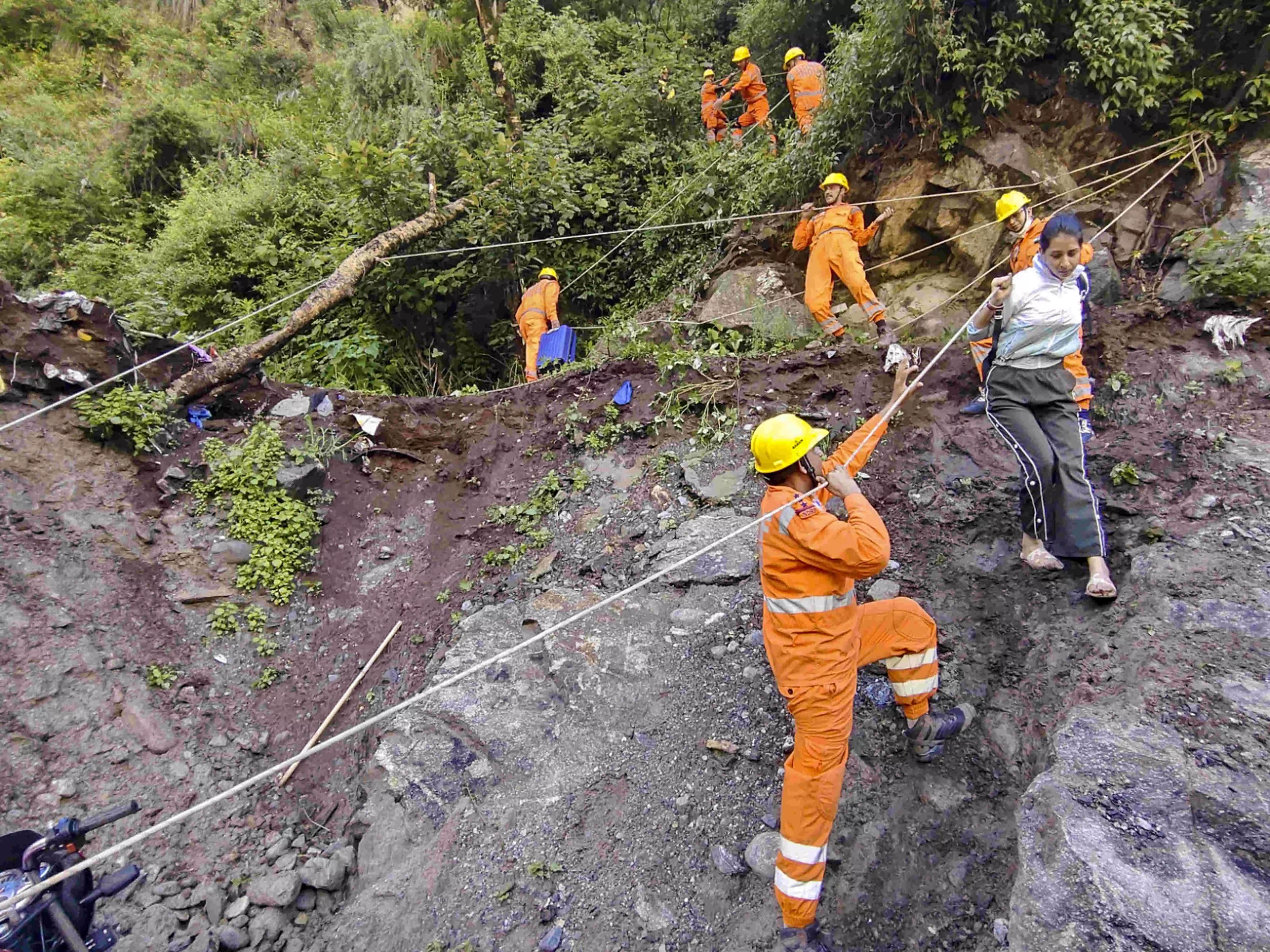 Nine labourers go missing in landslide triggered by cloudburst in Uttarkashi Nine labourers go missing in landslide triggered by cloudburst in Uttarkashi