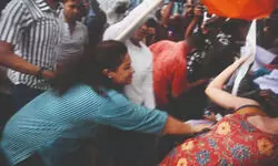 BJP team & ‘Reclaim the Night’ protesters clash