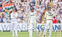 Gill puts India on top in 2nd Test; double hundred leads India to 587 Gill puts India on top in 2nd Test; double hundred leads India to 587