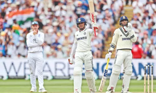 Gill puts India on top in 2nd Test; double hundred leads India to 587
