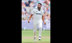 Siraj’s six wicket haul helps India stay ahead on bizarre day three