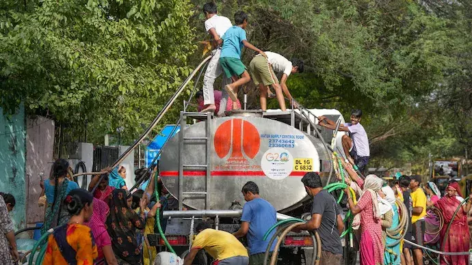 ‘Filthy water’: AAP blasts BJP over ‘Delhi water crisis’