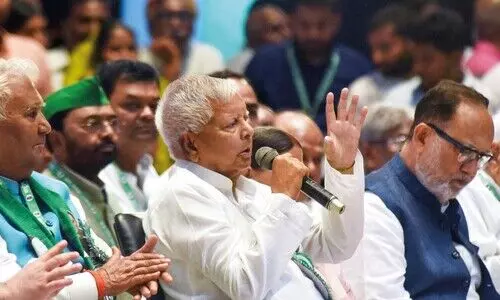 Lalu re-elected RJD president at 78