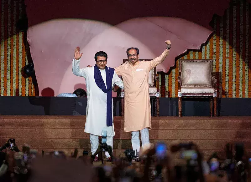 In show of unity, Raj and Uddhav tag-team BJP, invoke Marathi pride