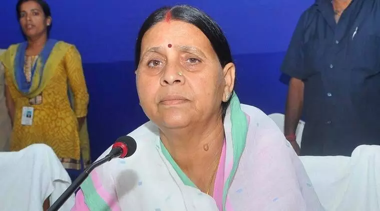 Refuse showing docs to poll officials: Rabri to people Refuse showing docs to poll officials: Rabri to people