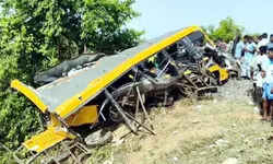 Two school students killed in van-train collision in TN; Railway gatekeeper suspended