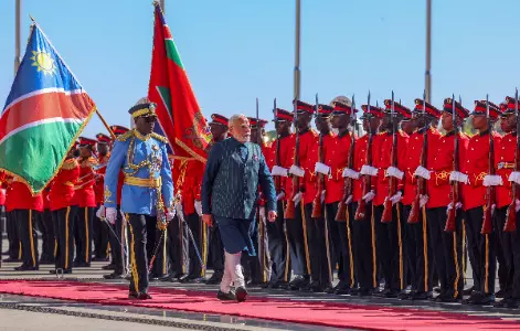 PM Modi holds talks with Namibia President Nandi-Ndaitwah PM Modi holds talks with Namibia President Nandi-Ndaitwah