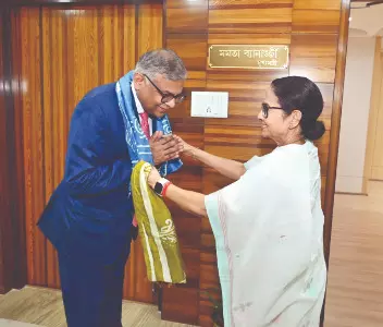 Tata Sons chairman meets Mamata; focus on Bengal’s industrial growth Tata Sons chairman meets Mamata; focus on Bengal’s industrial growth