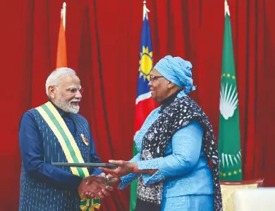 PM holds talks with Namibian Prez on trade and digital cooperation PM holds talks with Namibian Prez on trade and digital cooperation