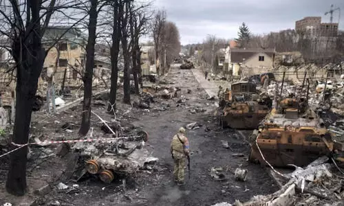 Russia hits Kyiv with more missiles, drones causing fires; at least 10 injured