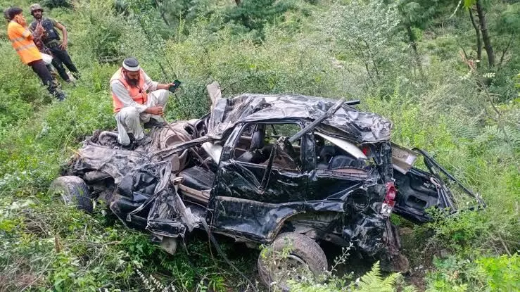 Five dead, 1 injured as SUV falls into gorge in J-K’s Ramban